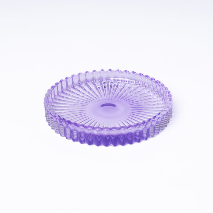 Base di vetro Viola 10CM