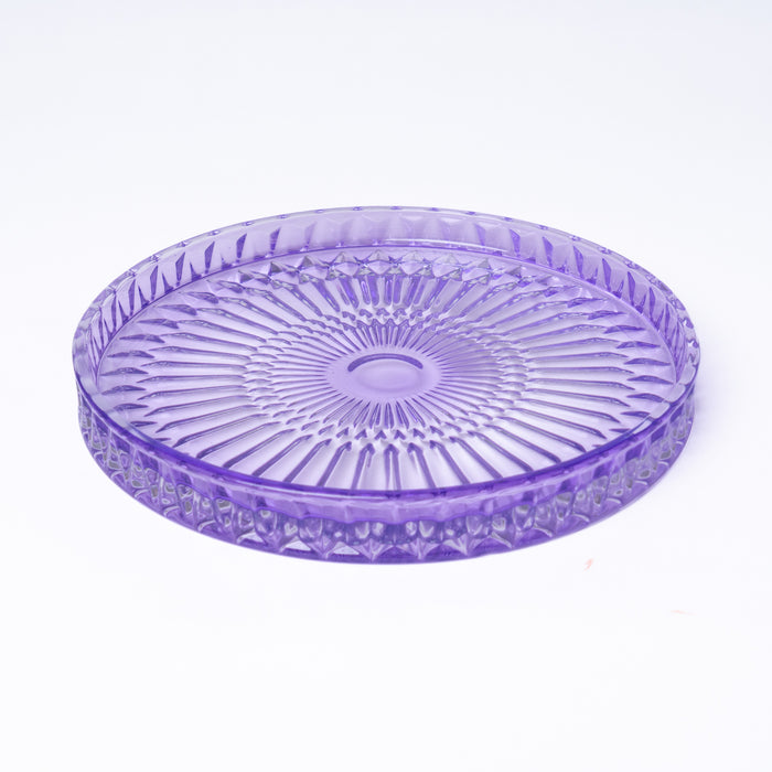 Base di vetro Viola 22CM