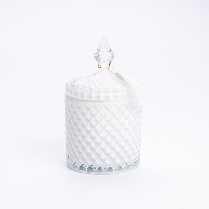 Cofanetto di vetro Bianco 10X17CM