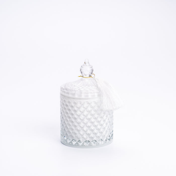 Cofanetto di vetro Bianco 8,5X13,5CM