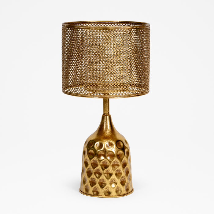 Lampada Porta candela Oro 24X24X48CM