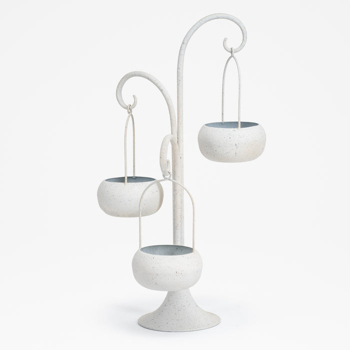 Struttura Porta Candele Bianco 29X25X55CM