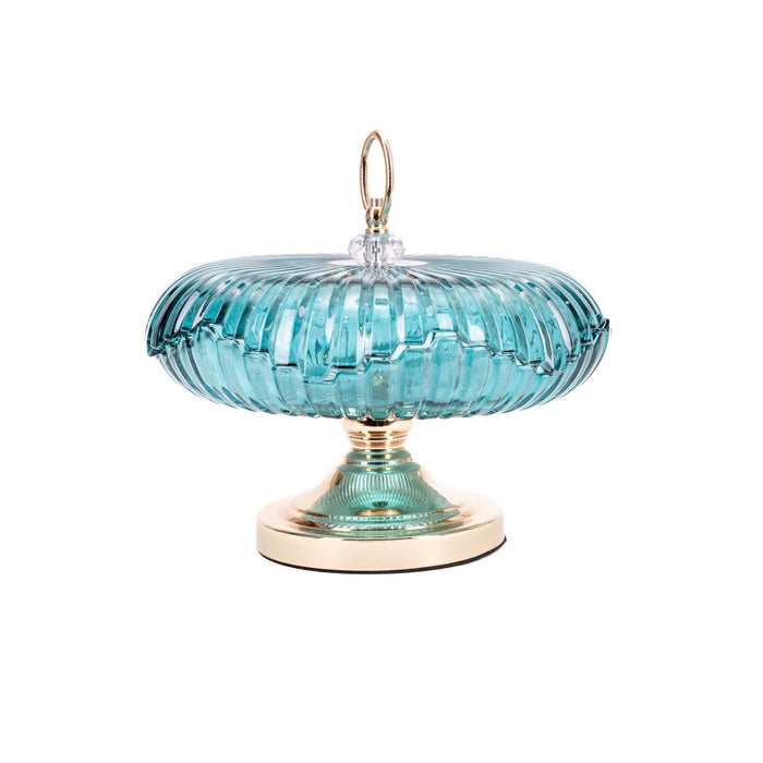 Alzatina barattolo decorativo Verde 30X30CM