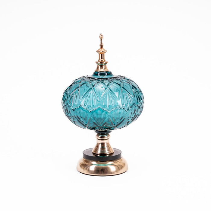 Barattolo sfera decorativo Verde 14X26CM