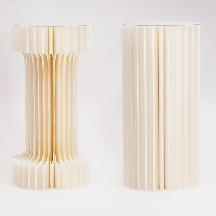 Colonna 2 forme Led Bianca D30CM H60CM