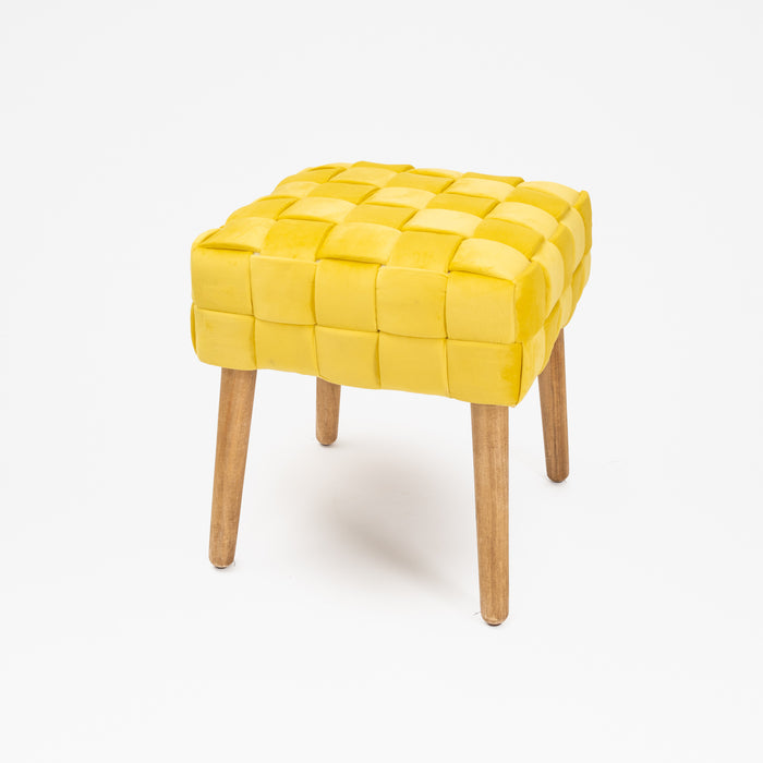 Pouf Giallo 41X41X45CM
