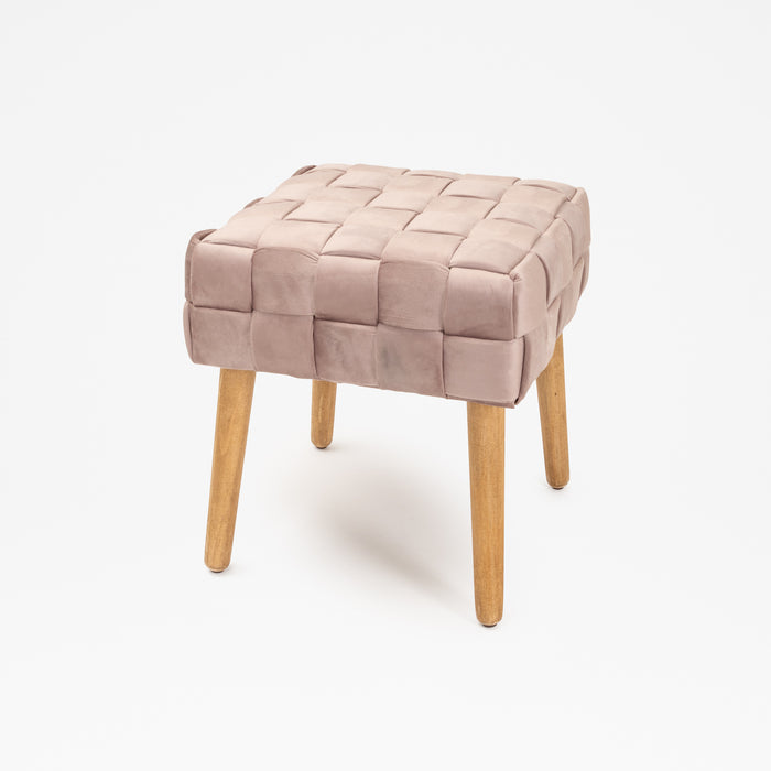 Pouf Rosa 41X41X45CM