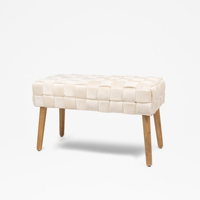 Panca Crema 76X37X45CM