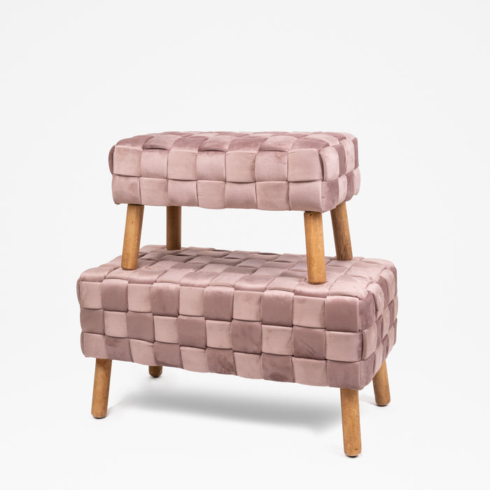 Set 2 Panche Rosa 80X39CM / 60X34CM