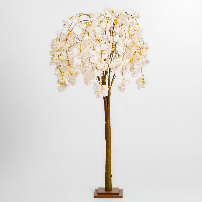 Albero led di ciliegio Bianco, 120CM