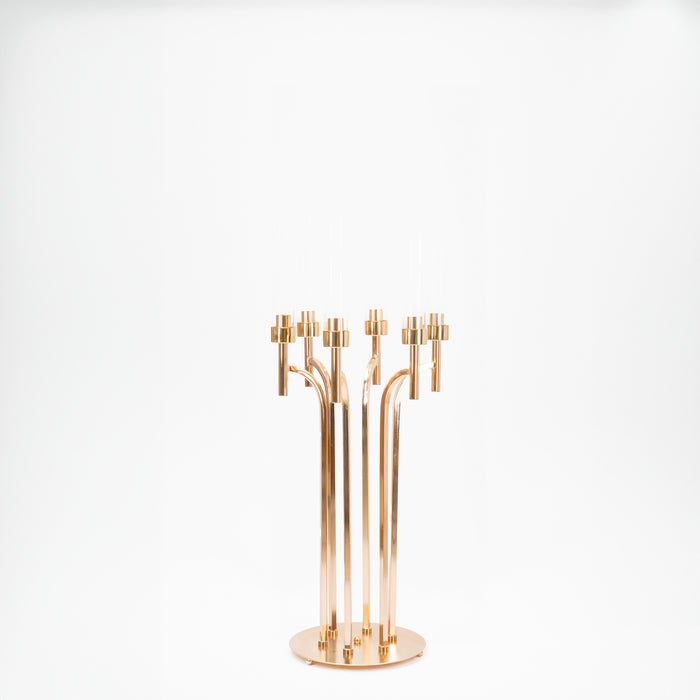 Portacandele 6 fiamme oro H.86CM