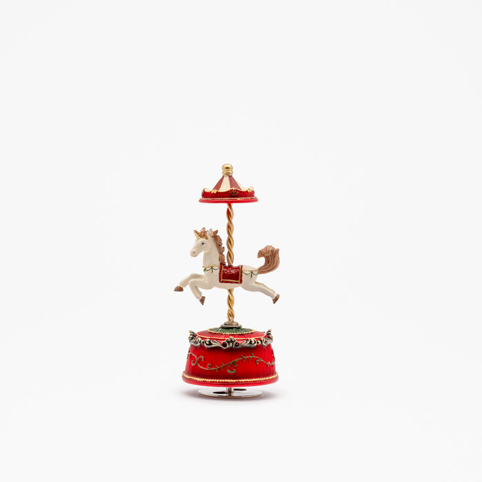 Carillon Cavallo Circus Rosso 20CM