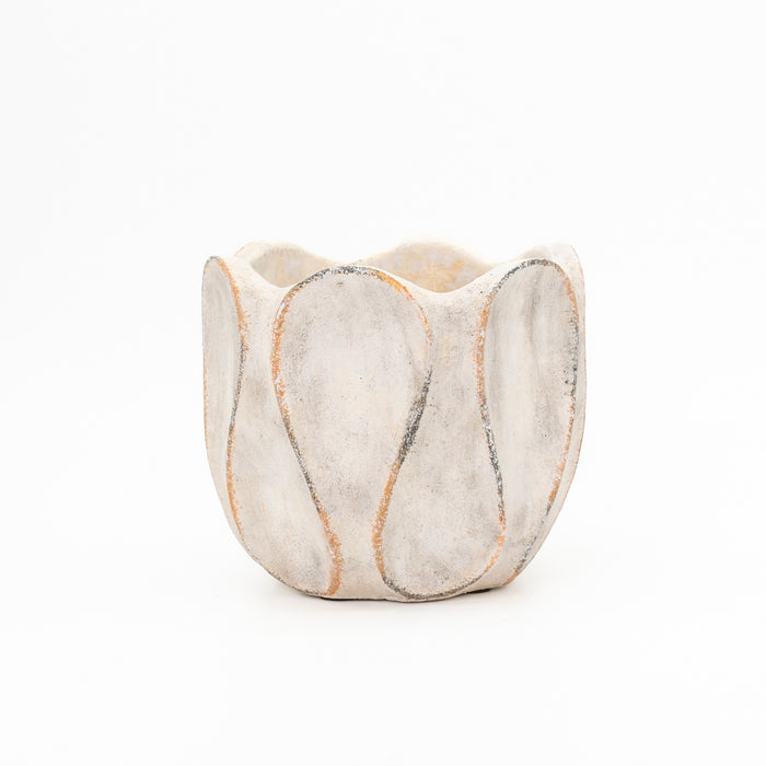 Vaso stone natural, 15x15x13CM