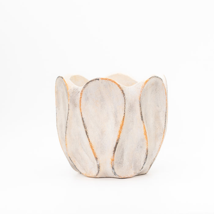 Vaso stone natural, 19x19x17CM