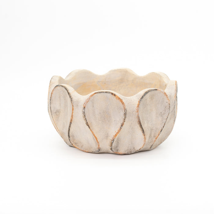 Vaso caspò stone natural, 24x24x16CM