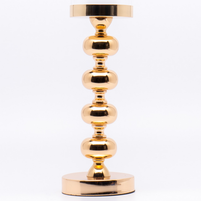 Portacandela Oro Sfere 12X12X44CM Default Title