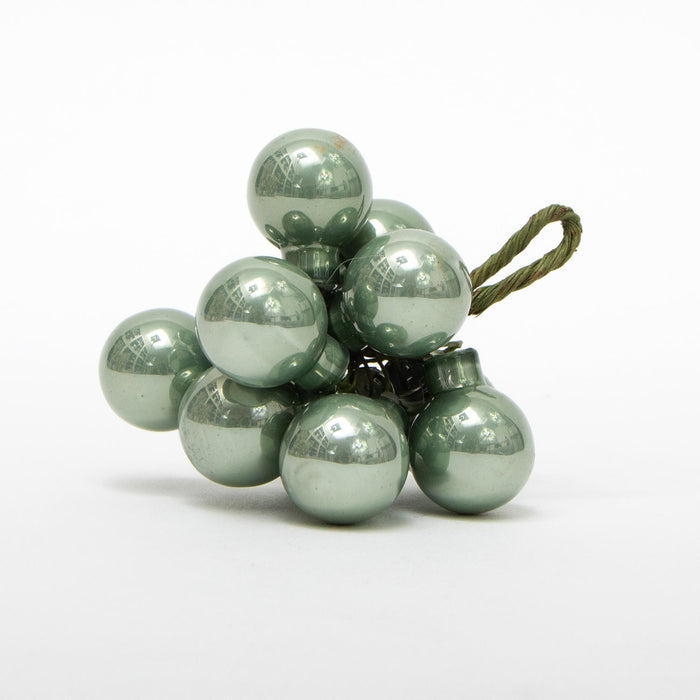 Bouquet da 12 sfere in vetro, D.2CM, colore verde acqua