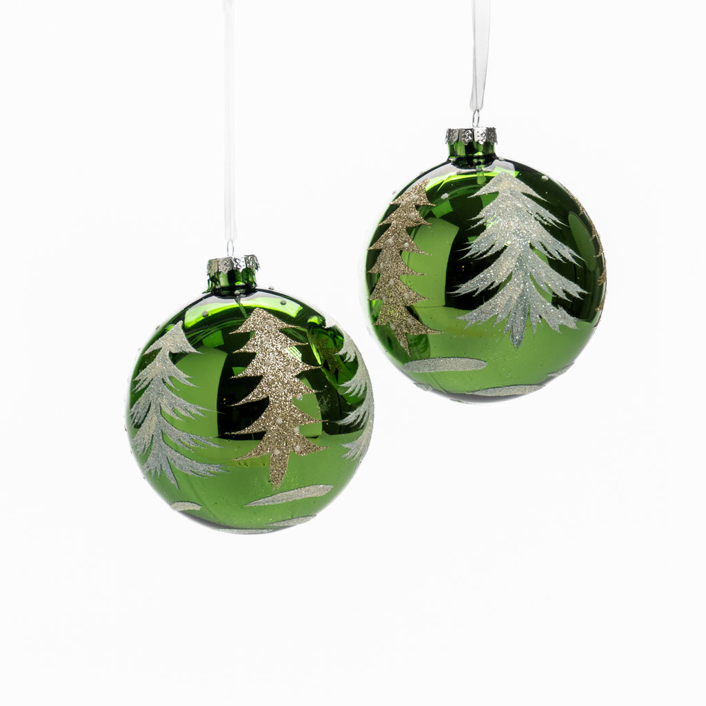 Box 2 Palline di Natale Albero Verde - Silani shop online — Silani s.r.l