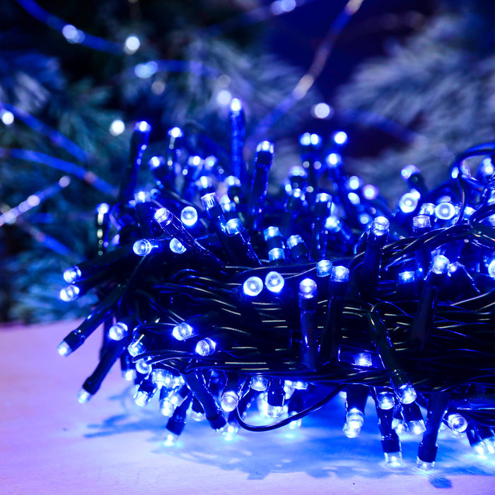 Luce di natale blu 2160 LED 73m
