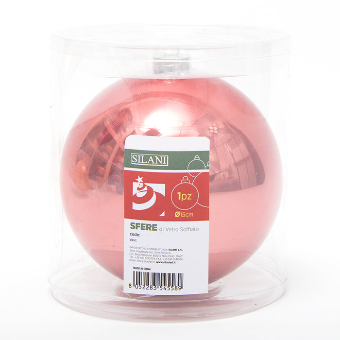 Palline di Natale Rosa 15CM