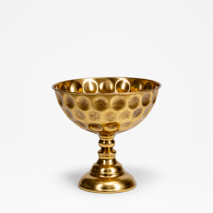 Vaso Martellato Oro retrò 26X26X25CM