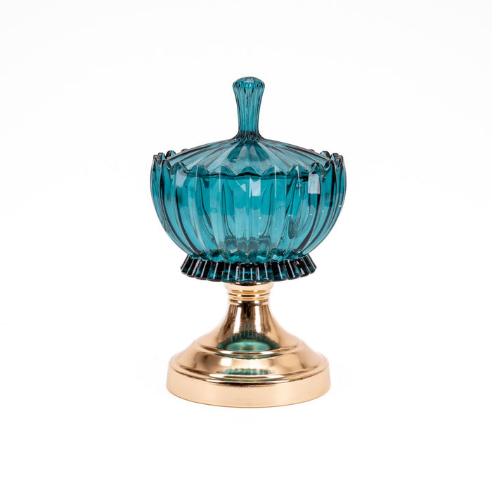 Barattolo decorativo Verde 16X23CM