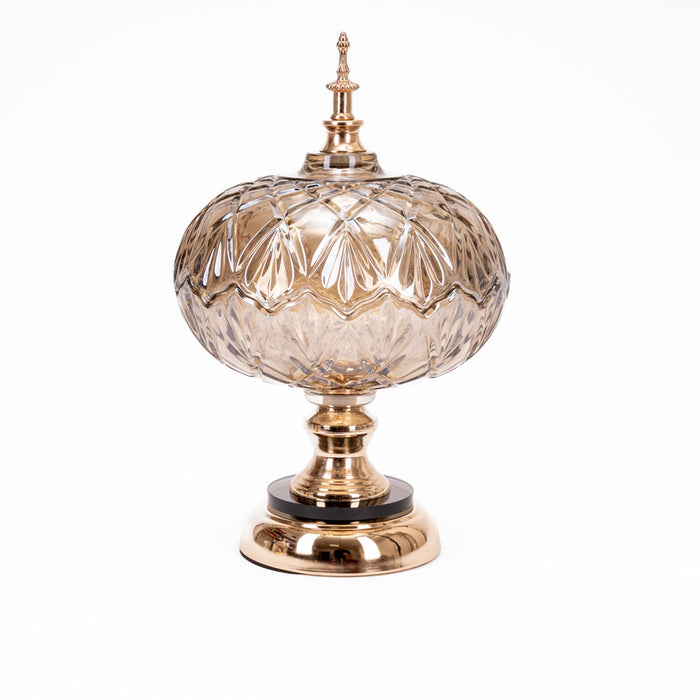 Barattolo sfera decorativo Oro 19X40CM