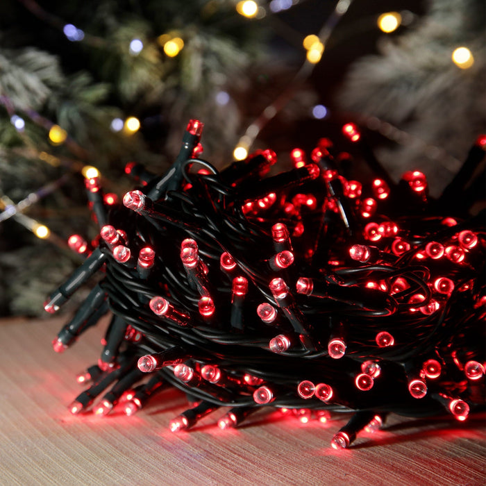 Luce di natale Rossa 300 LED 15,5 m