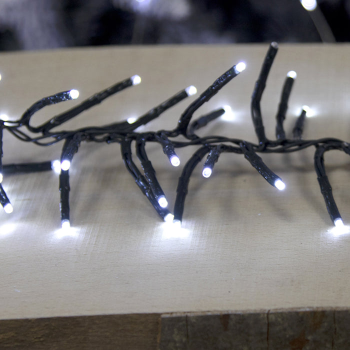 Luce di natale cluster Bianca 1500 LED 30cm