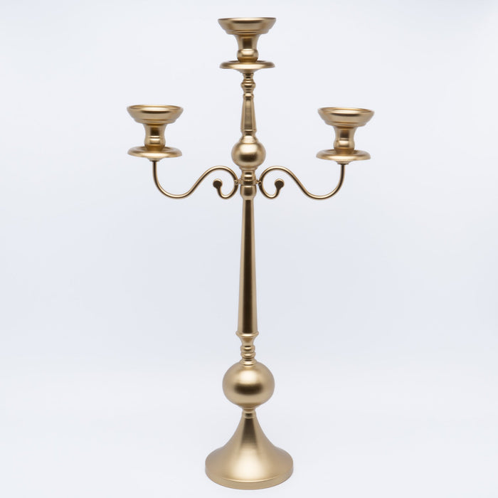 Candelabro Oro 3 bracci 39X15X74CM