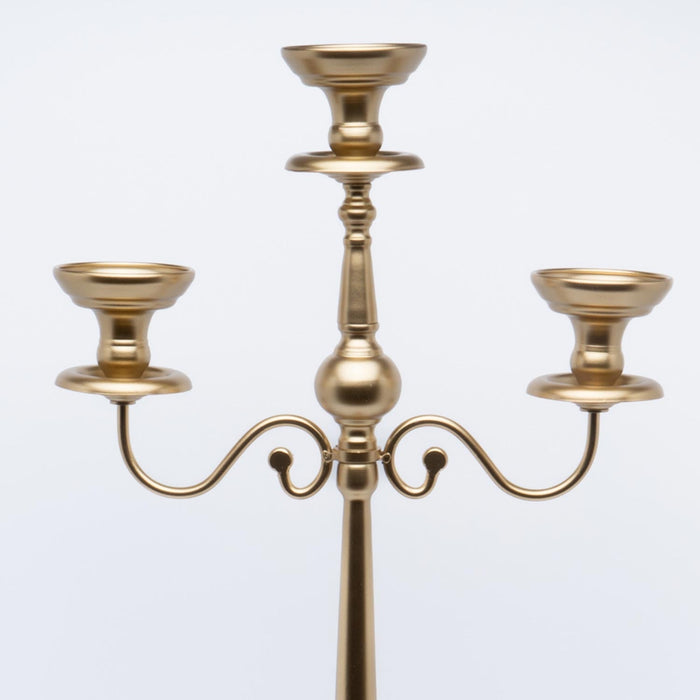 Candelabro Oro 3 bracci 39X15X74CM