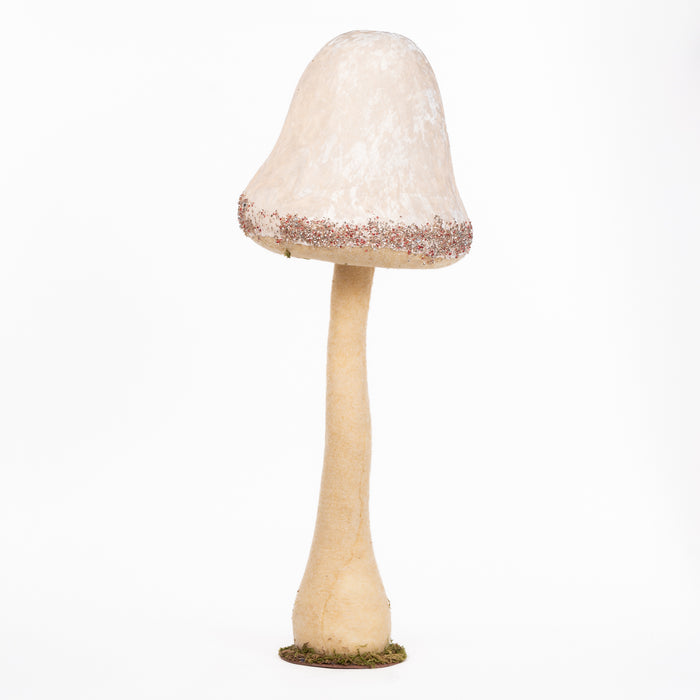 Decorazione fungo crema, 30X82CM
