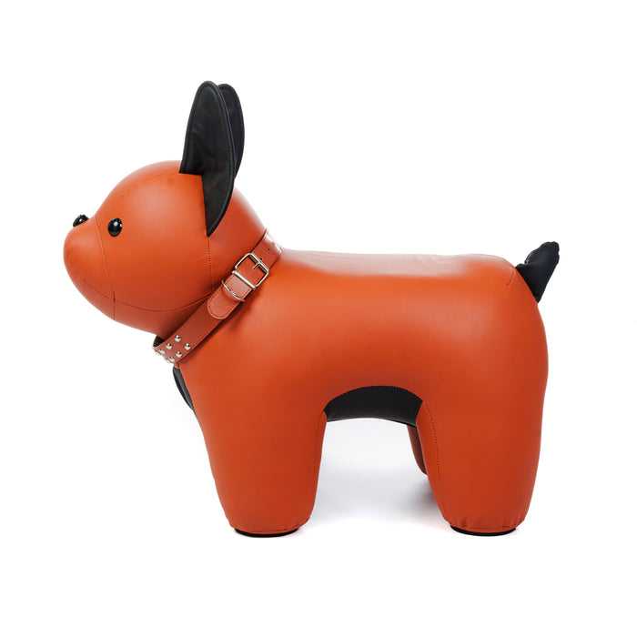 Decorazione a forma di cane in ecopelle 88X36X49CM
