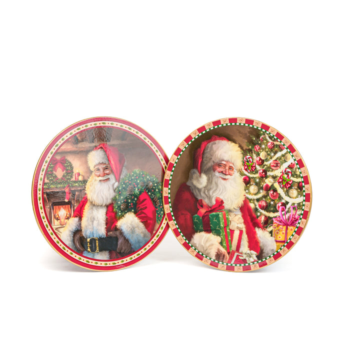 Alzata Babbo natale assortite, 33X33X14CM