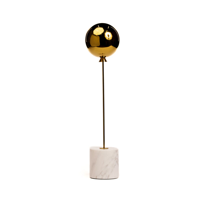 Palloncino da tavola decorativo, colore oro, 10X10X45CM