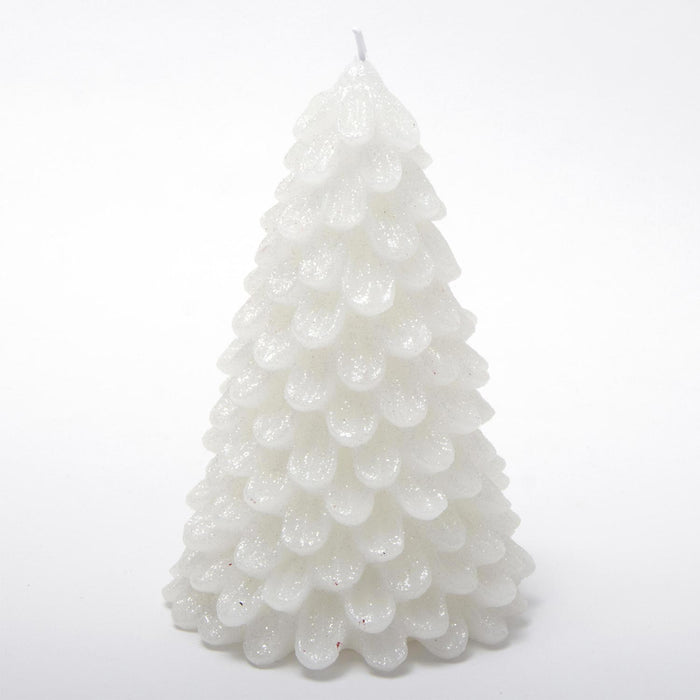 Candela Albero di Natale Bianco 12X19CM perfetta per abbellire gli ambenti durante le festività natalizie. Perfetta per accompagnare composizioni floreali e per allestire spazi e angoli a tema. Ideale come idea regalo e bomboniera. Scopri i nostri articoli su Silani Srl.