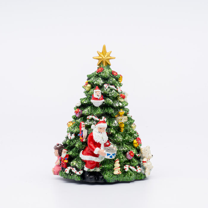 Carillon albero e Babbo Natale 12X12X16 - Silani shop online